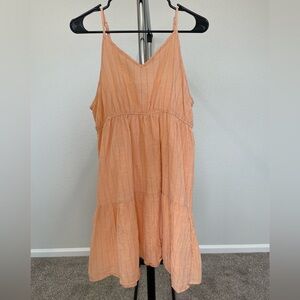SO Spaghetti Strap Peach Mini Dress XL